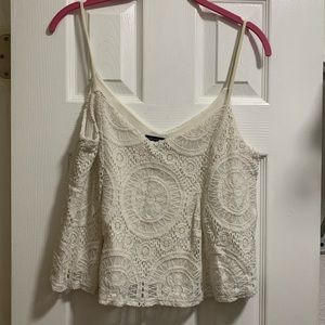 Lace crop top